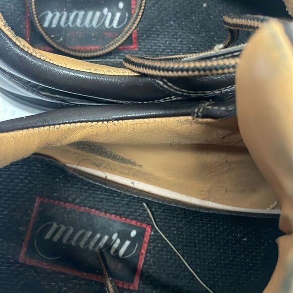 Mauri Brown Croco Leather Sneakers with Silver Crocodile 8900/2 459 - Picture 6 of 12